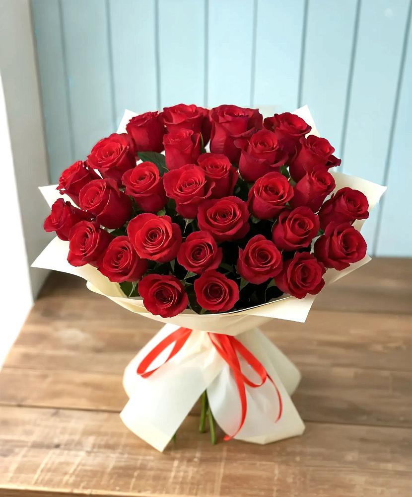 Букет 29 Красных роз в Нововоронеже