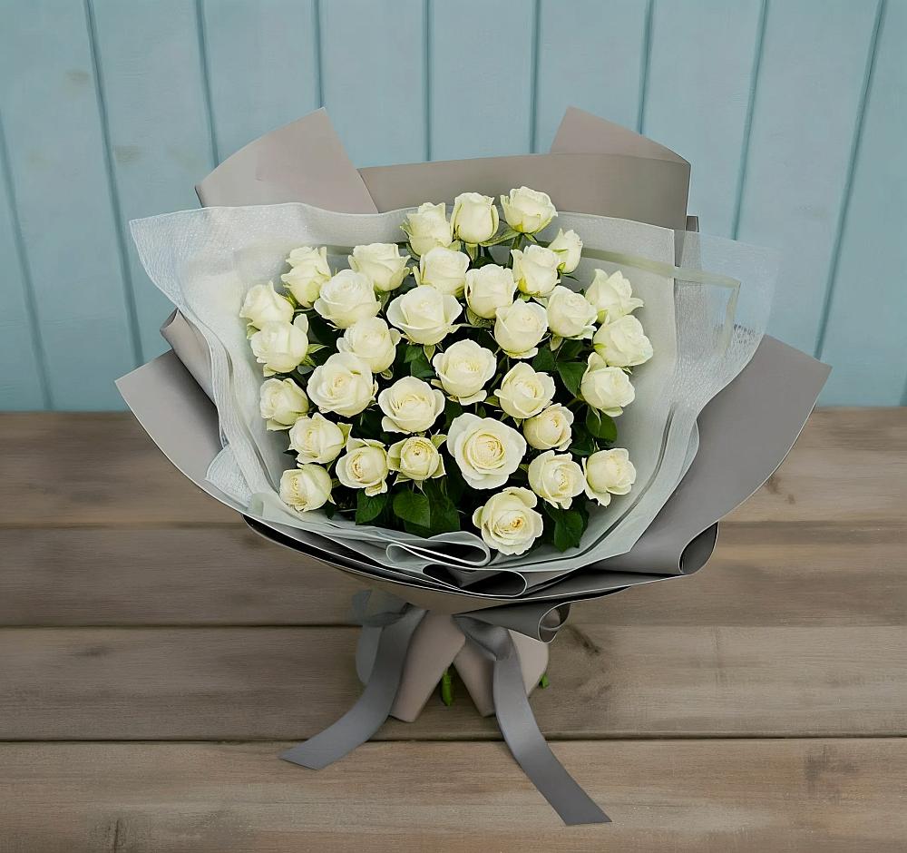 Букет Белоснежная нежность в Нововоронеже
