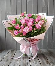 Букет Розовый кустик в Нововоронеже