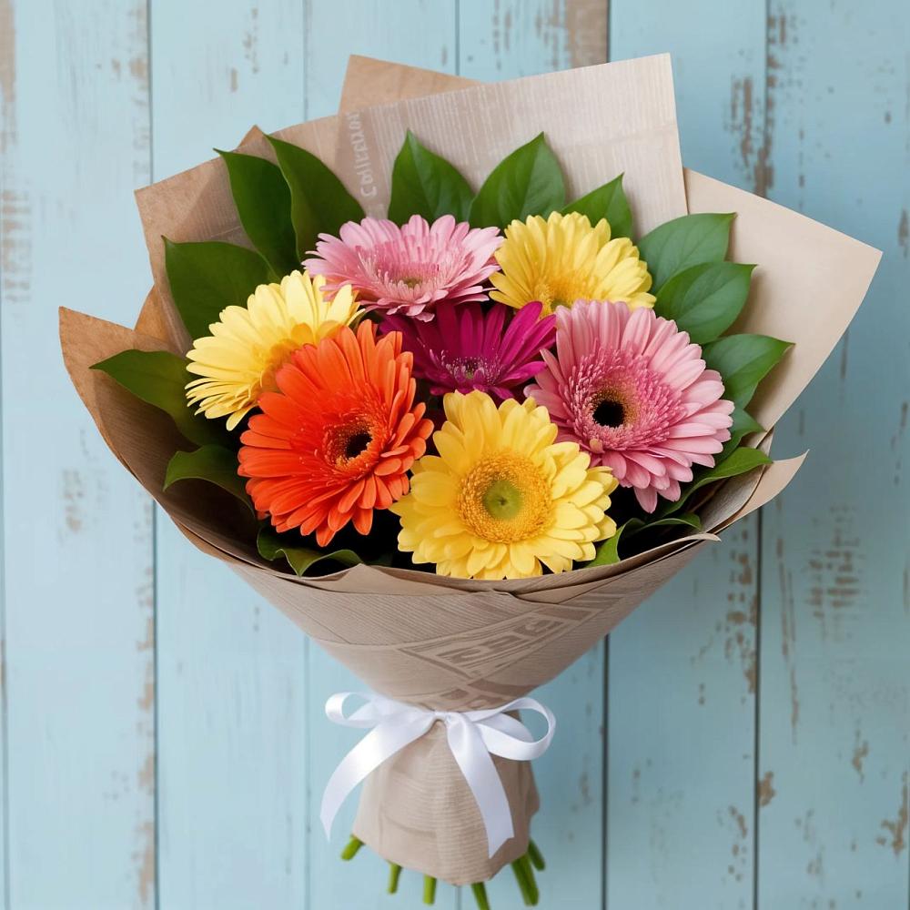 Букет цветов из: Герберы в Нововоронеже
