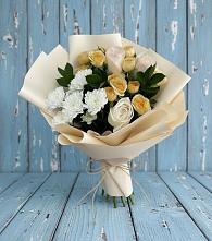 Букет цветов из:  Розы и Хризантемы в Нововоронеже