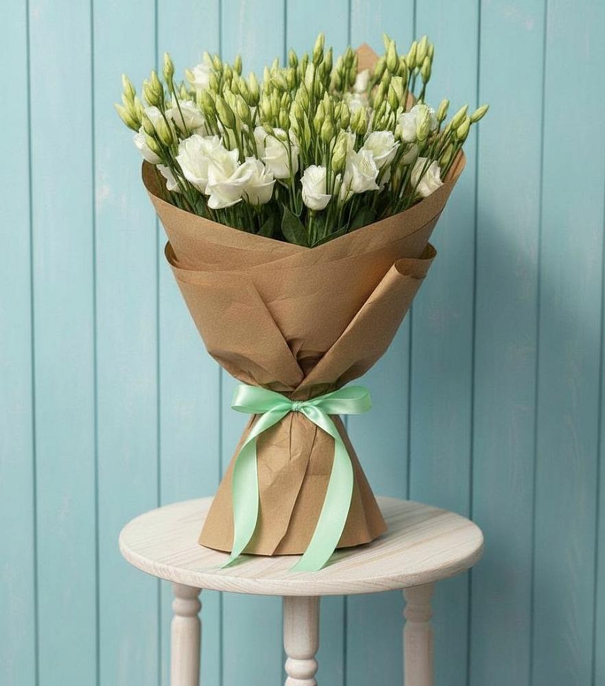 Букет цветов из: Лизиантусы в Нововоронеже