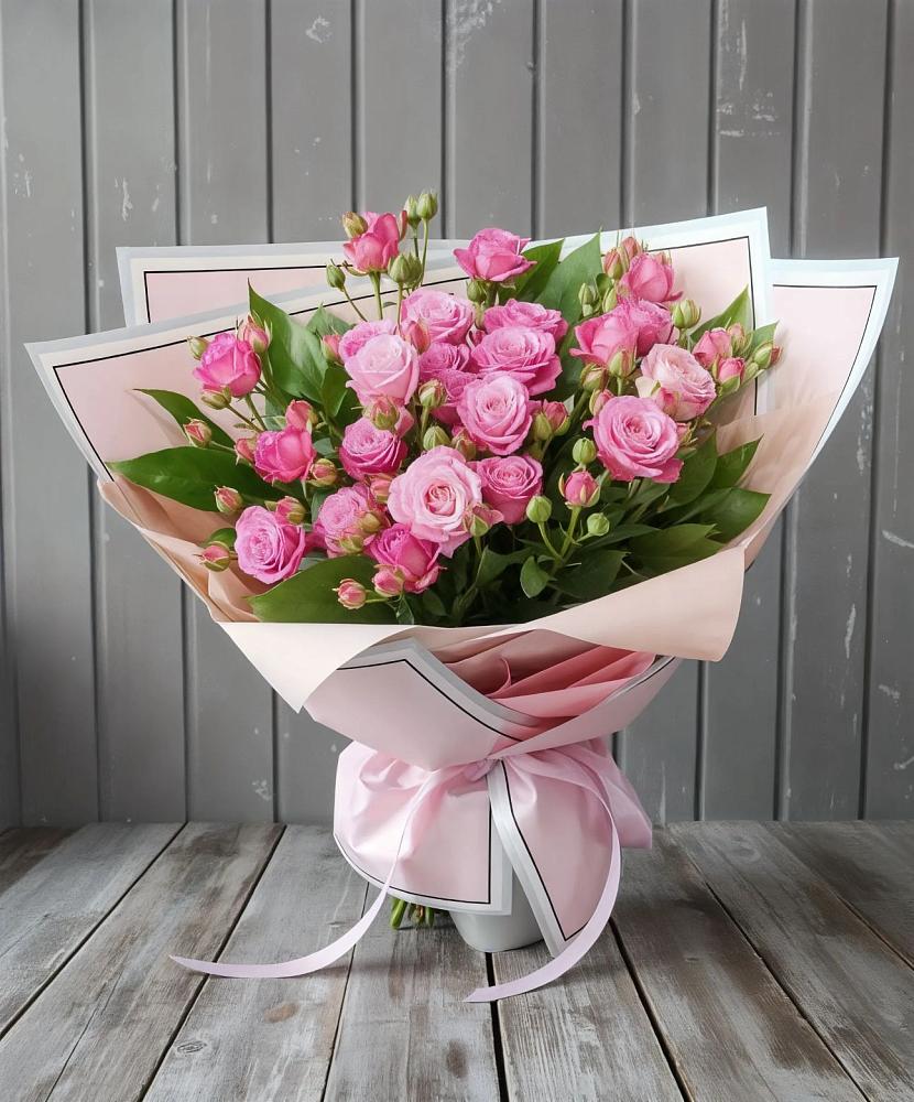 Букет Розовый кустик в Нововоронеже
