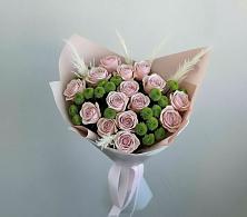 Букет цветов из:  Розы и Хризантемы в Нововоронеже