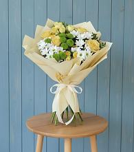 Букет цветов из:  Хризантемы и Розы #REPLACE_PRED# Нововоронеже