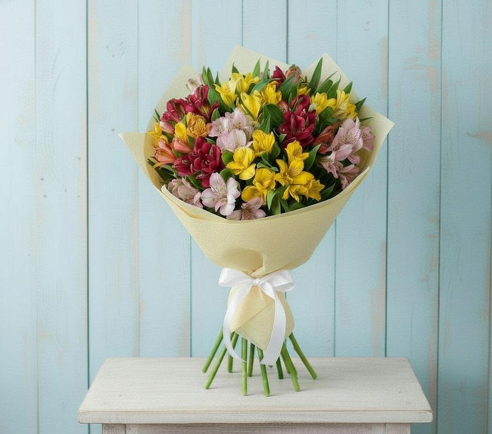 Букет цветов из: Альстромерии в Нововоронеже