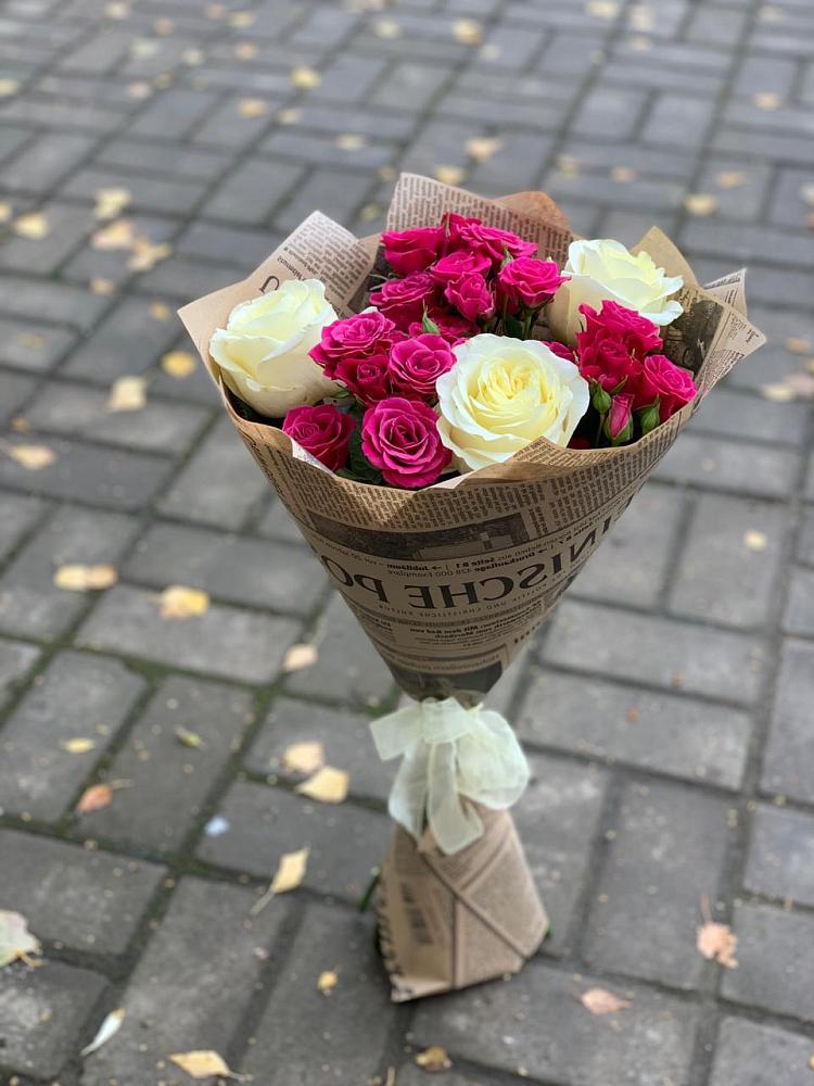 Букет цветов из: Розы в Нововоронеже